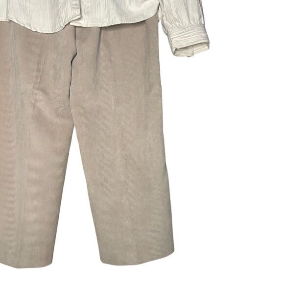 VTG Kim Rogers Off White Long Sleeve Top Size XL Alfred Dunner Trouser Size 14P - Picture 3 of 15